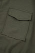 Modern Edge Utility Half Button Belted Wide Leg Jumpsuit